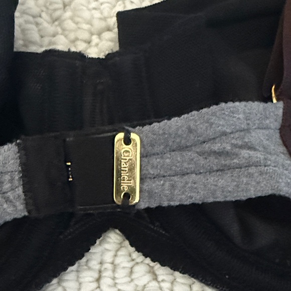 NWOT Chantelle Black, Gray and Brown Underwire Bra 34B - Picture 5 of 5